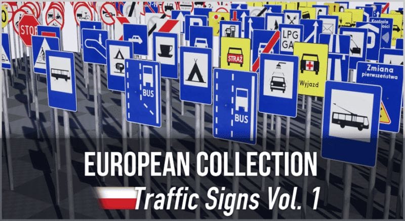 European Collection: Polish Traffic Signs Vol. 1