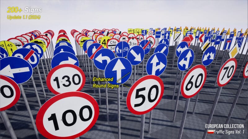 European Collection: Polish Traffic Signs Vol. 1