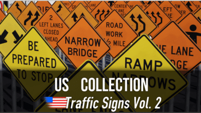 US Collection: Traffic Signs Vol. 2