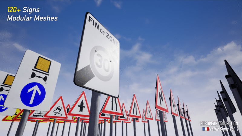 European Collection: French Traffic Signs Vol. 1