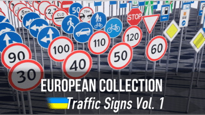 European Collection: Ukrainian Traffic Signs