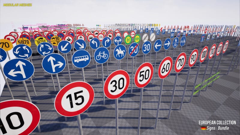 German Traffic Signs Bundle