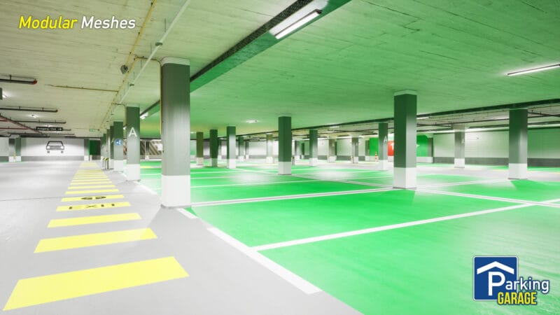 Modular Parking Garage - Vol. 1 - Unreal Engine Asset Pack