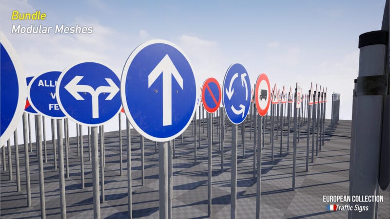 French Traffic Signs Bundle