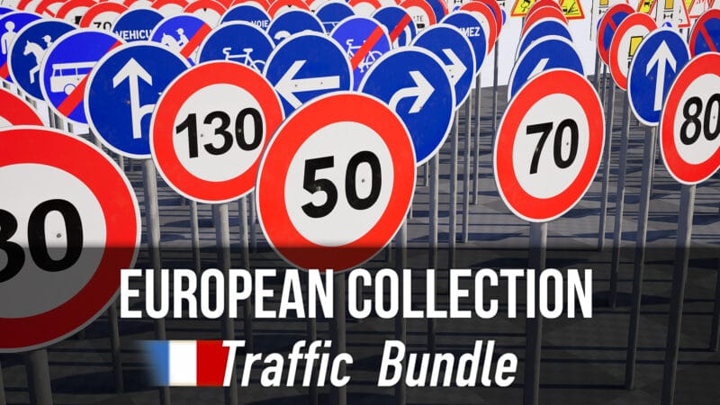 French Traffic Signs Bundle