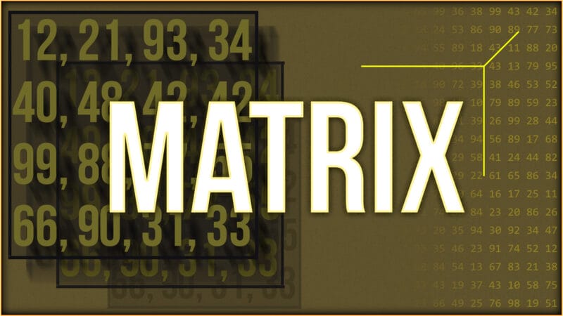 DataMatrix - Create INT and BOOL Matrices